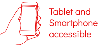 Tablet and smartphone accessible